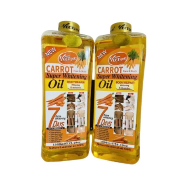 Veet gold carrot super whitening oil