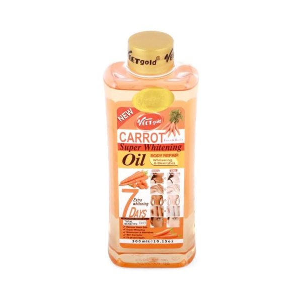 Veet gold carrot super whitening oil