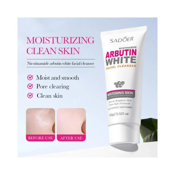 SADOER Arbutin White Face Cleanser