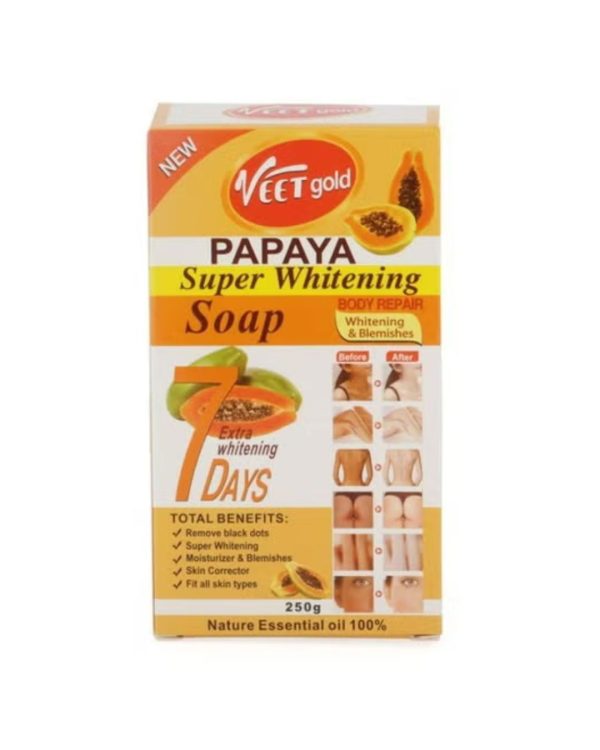 Veet Gold Papaya Super Whitening Soap