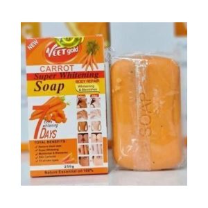 Veet Gold Carrot Super Whitening Soap