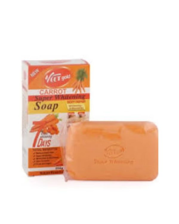 Veet Gold Carrot Super Whitening Soap