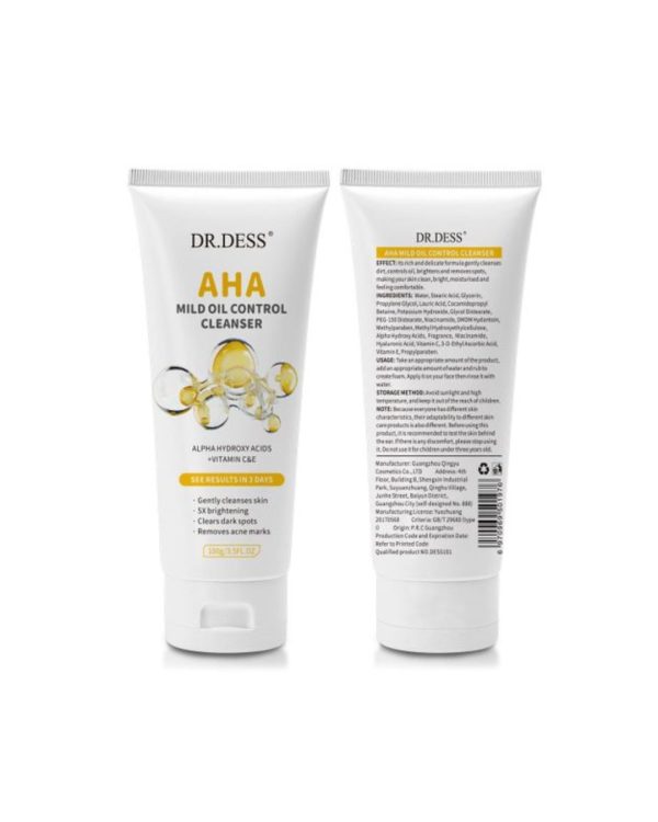 Dr Dess AHA Mild Oil Control Cleanser