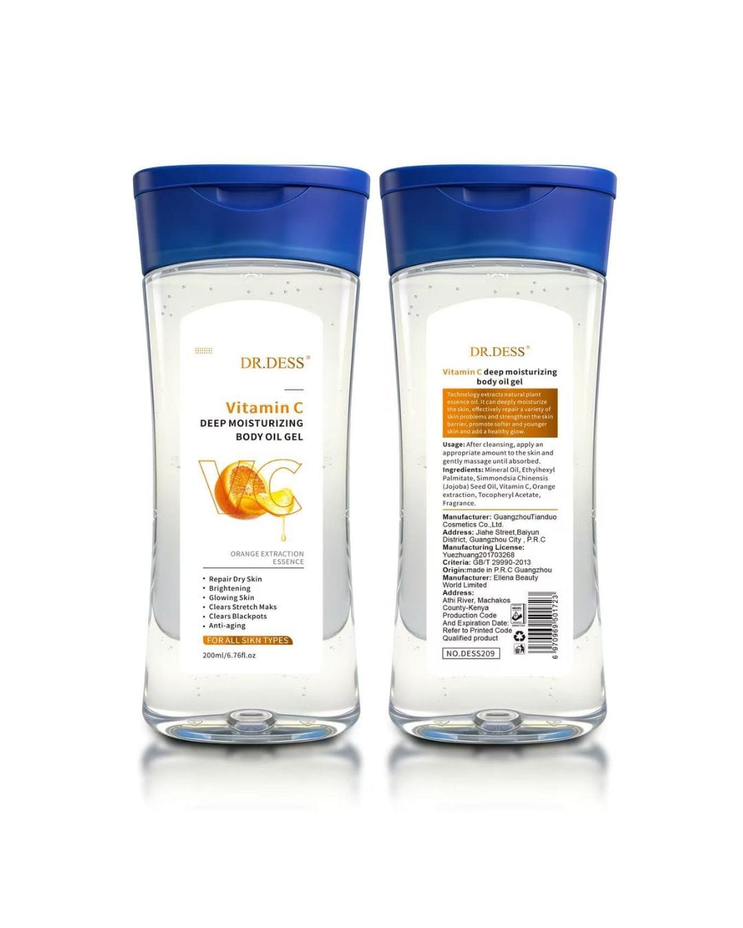 Dr Dess Vitamin C Body Oil Gel
