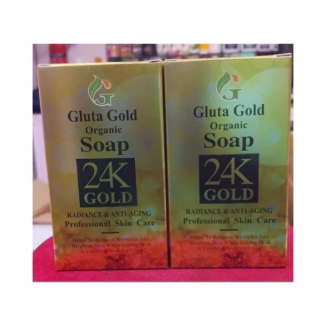 Gluta Gold Organic Soap 24k Gold Radiance & Anti-Aging Soap