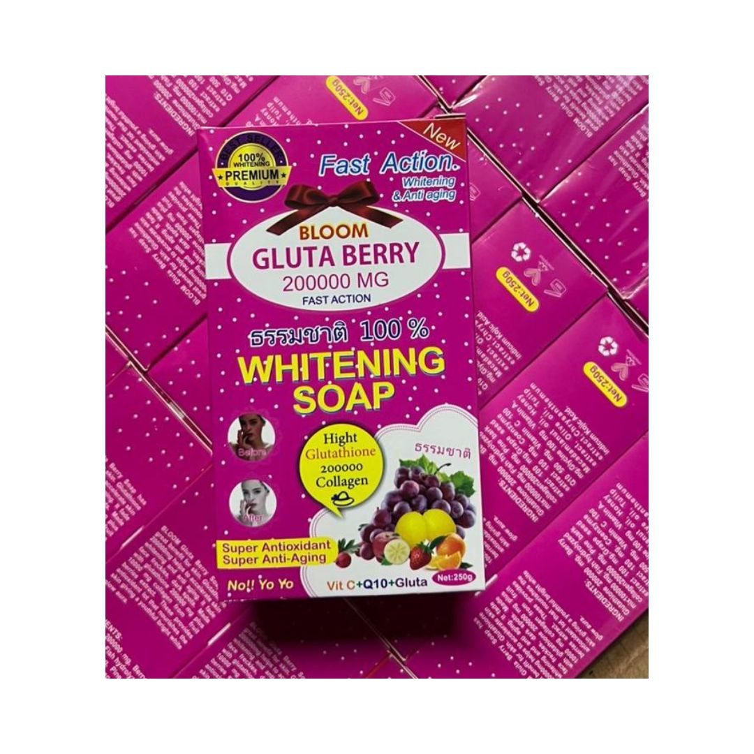 Bloom Gluta Berry Whitening Soap